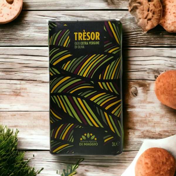 TRÈSOR Olio extravergine d'oliva -latta da 3 litri